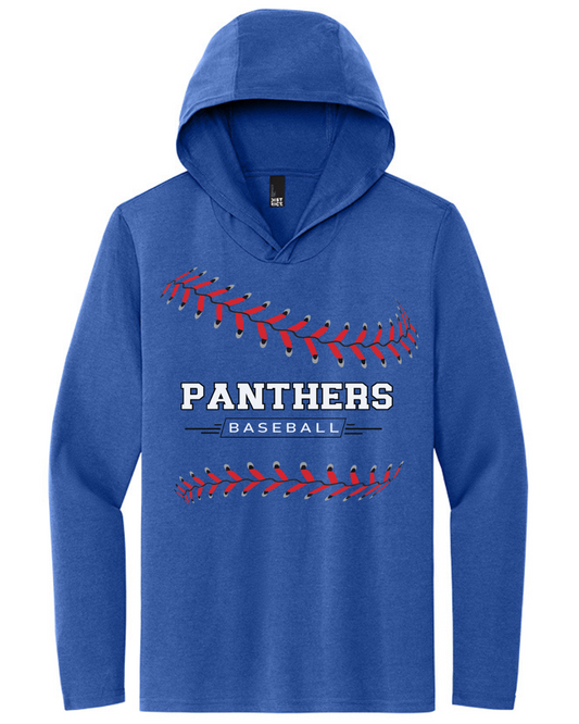 Panthers Baseball Triblend Hoodie T-Shirt