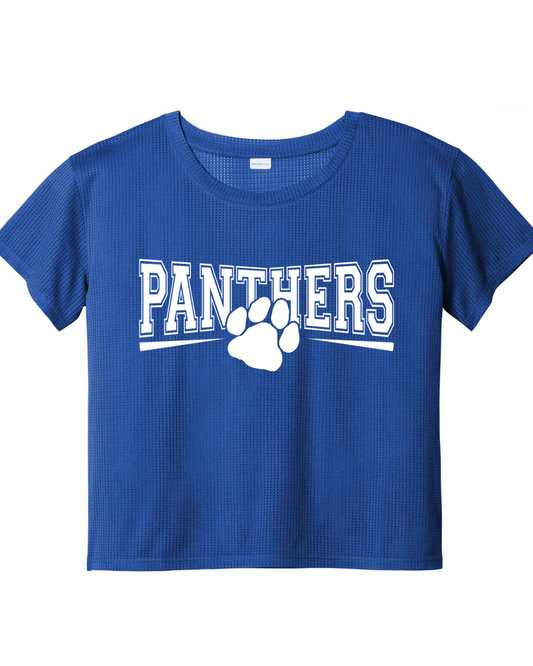 Panthers Crop Poly Shirt